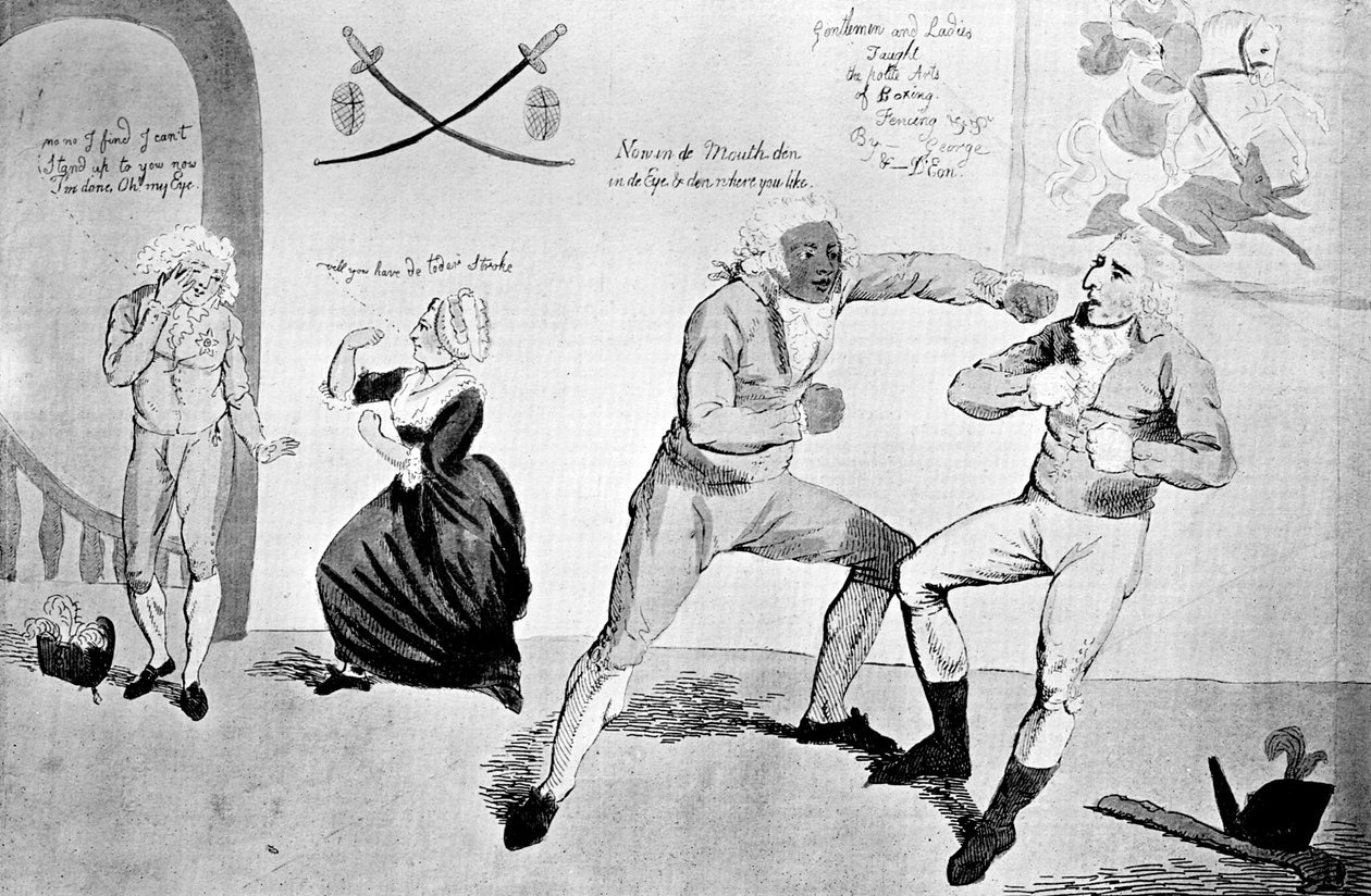 《圣乔治与龙和小姐》，1789年 作者 不明