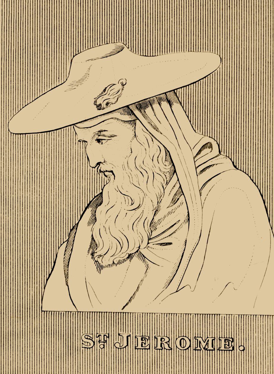 圣杰罗姆（St.Jerome），电话：347-420年，1830年。 作者 不明