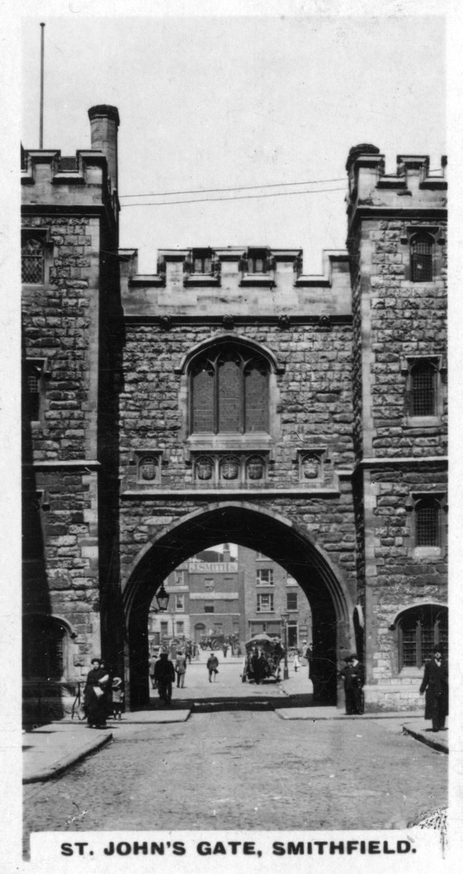 伦敦Clerkenwell的圣约翰斯门（St Johns Gate），建于1920年代 作者 不明