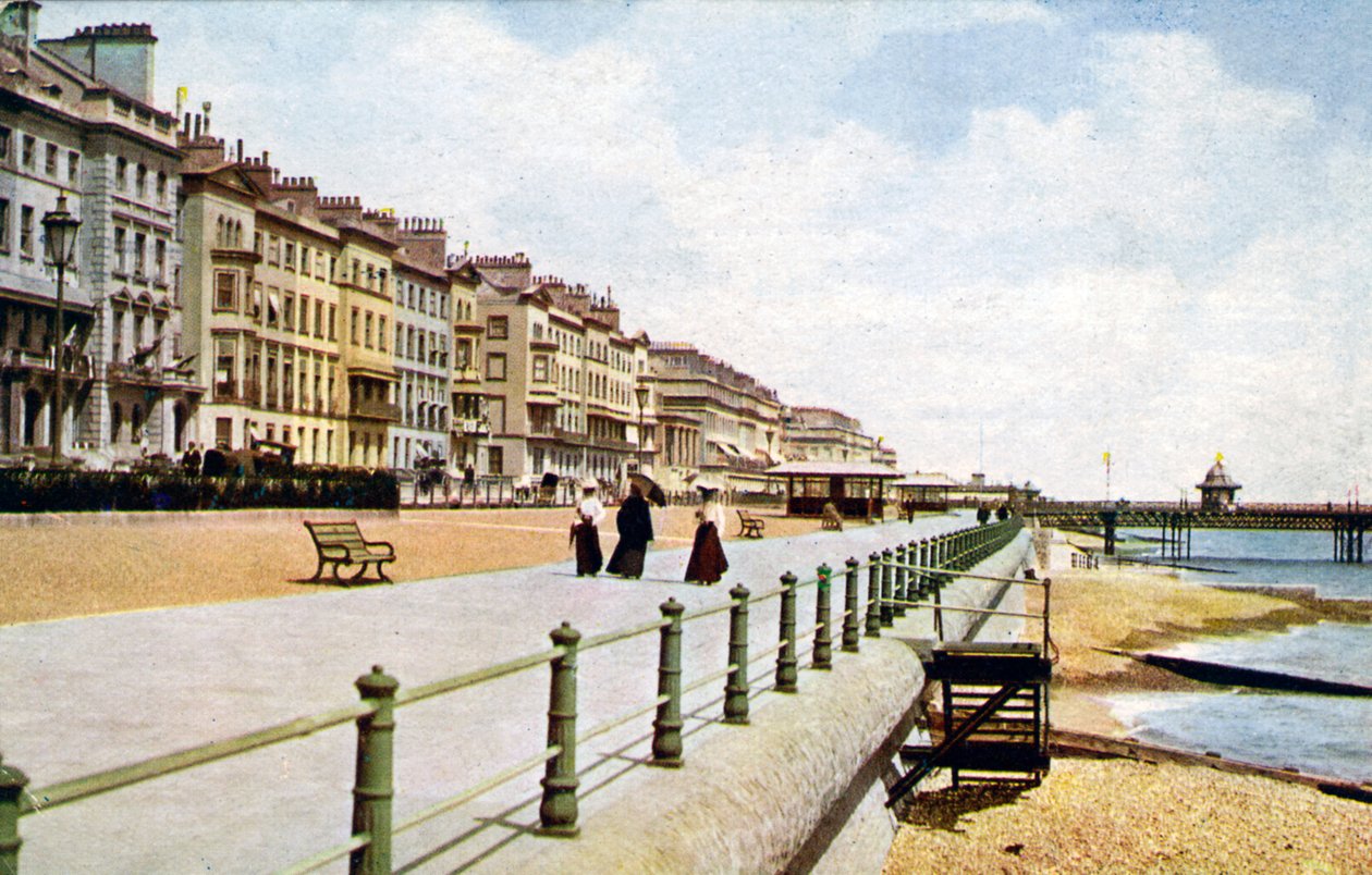西码头的圣伦纳德斯（St Leonards），在码头上，c1900s-c1920s 作者 不明