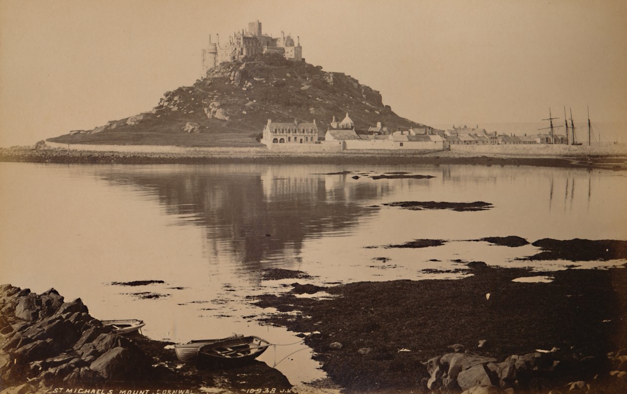康沃尔郡圣迈克尔斯山（St.Michaels Mount），1929年。 作者 不明