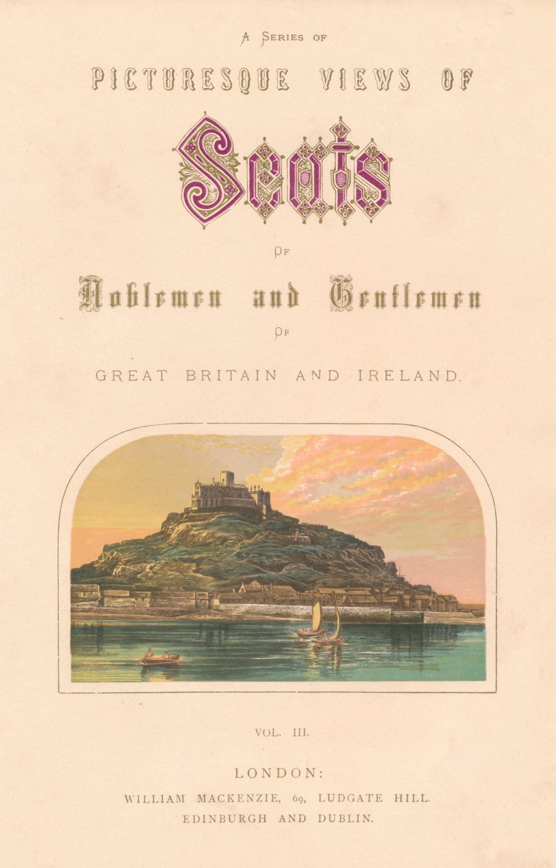 圣迈克尔斯山（St Michaels Mount），建于1880年。 作者 不明
