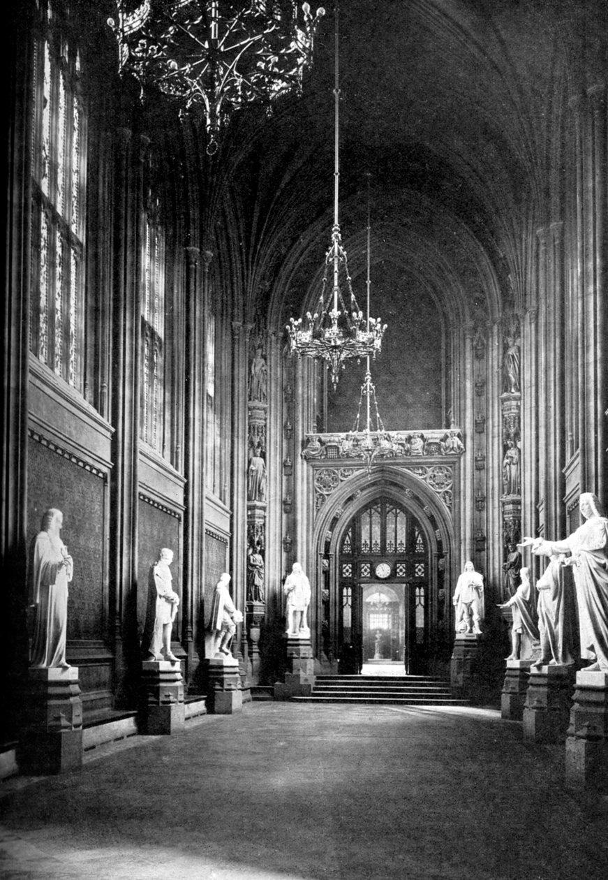 伦敦威斯敏斯特宫圣史蒂芬堂（St Stephens Hall），约建于1905年 作者 不明