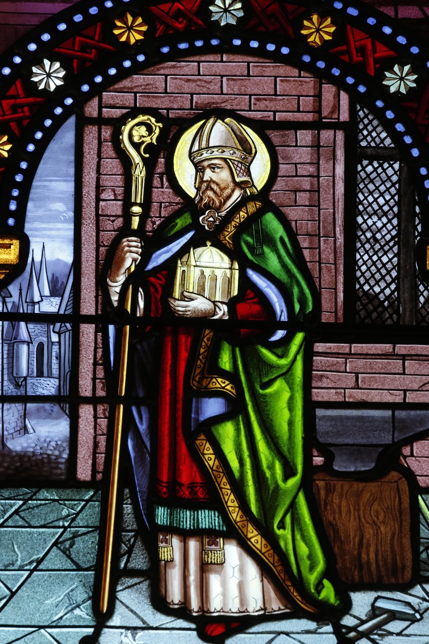 Stained glass window. Saint Eligius, Toucy, France 作者 不明
