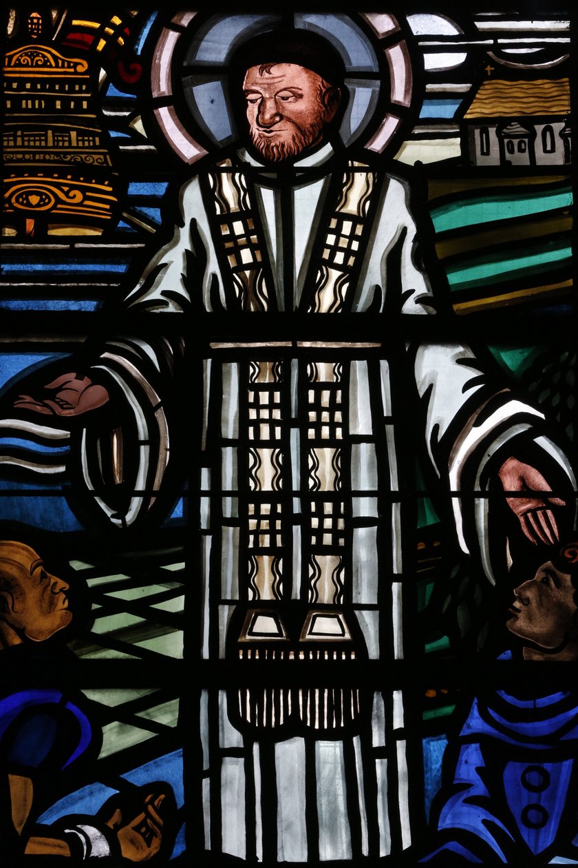Stained glass window. Saint Vincent de Paul, Paris, France 作者 不明