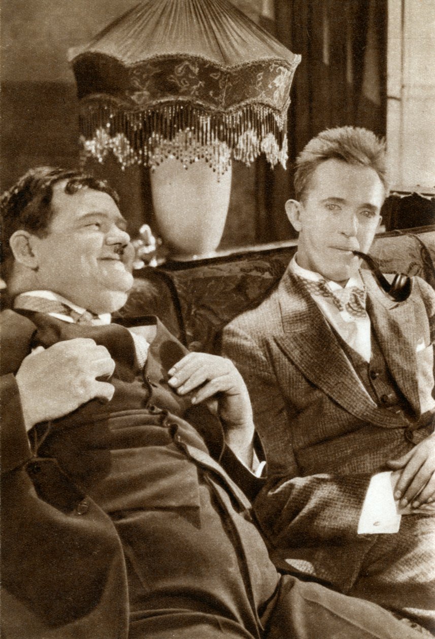 美国喜剧二人组合Stan Laurel和Oliver Hardy，1933年 作者 不明