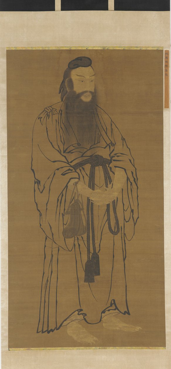 吕洞宾立像，明代，1368-1644。 作者 不明