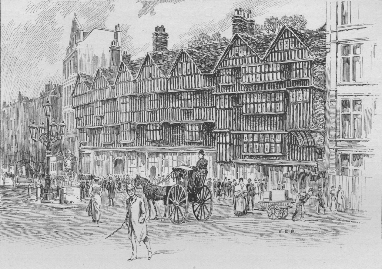 Staple Inn，Holborn Bars，伦敦，c1910 1911 作者 不明
