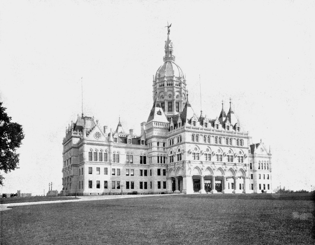 美国国会大厦，哈特福德，康涅狄格州，美国，c1900年。 作者 不明