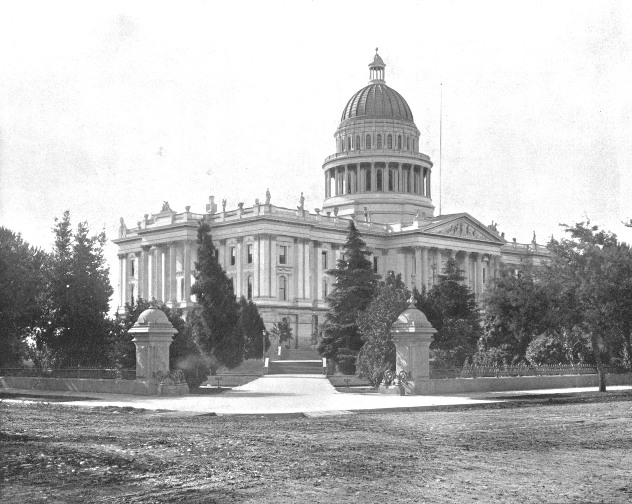 美国国会大厦，萨克拉曼多，加利福尼亚，美国，c1900。 作者 不明