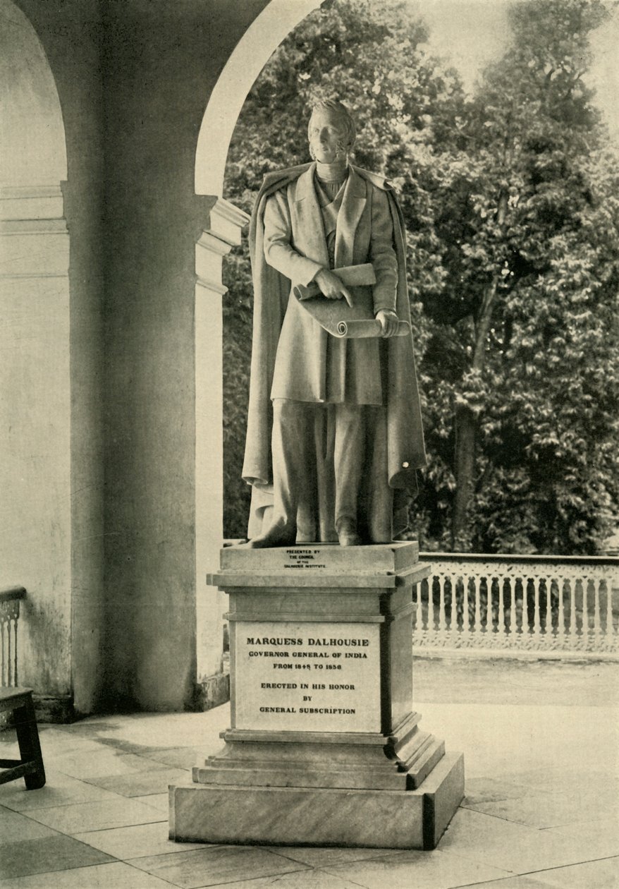 达尔豪西勋爵雕像，1925年。 作者 不明