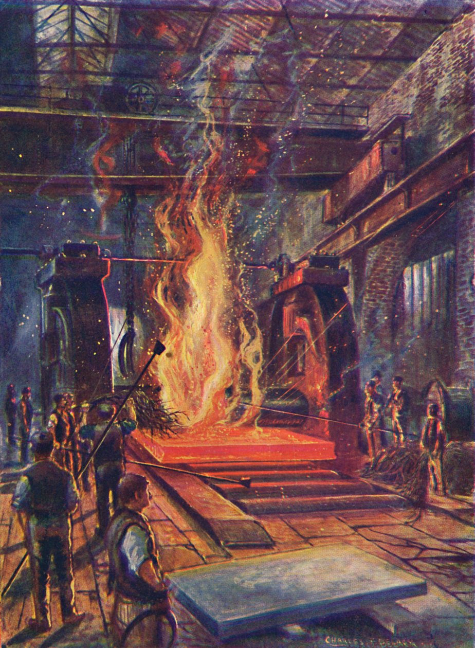 钢轧制，c1917 作者 不明