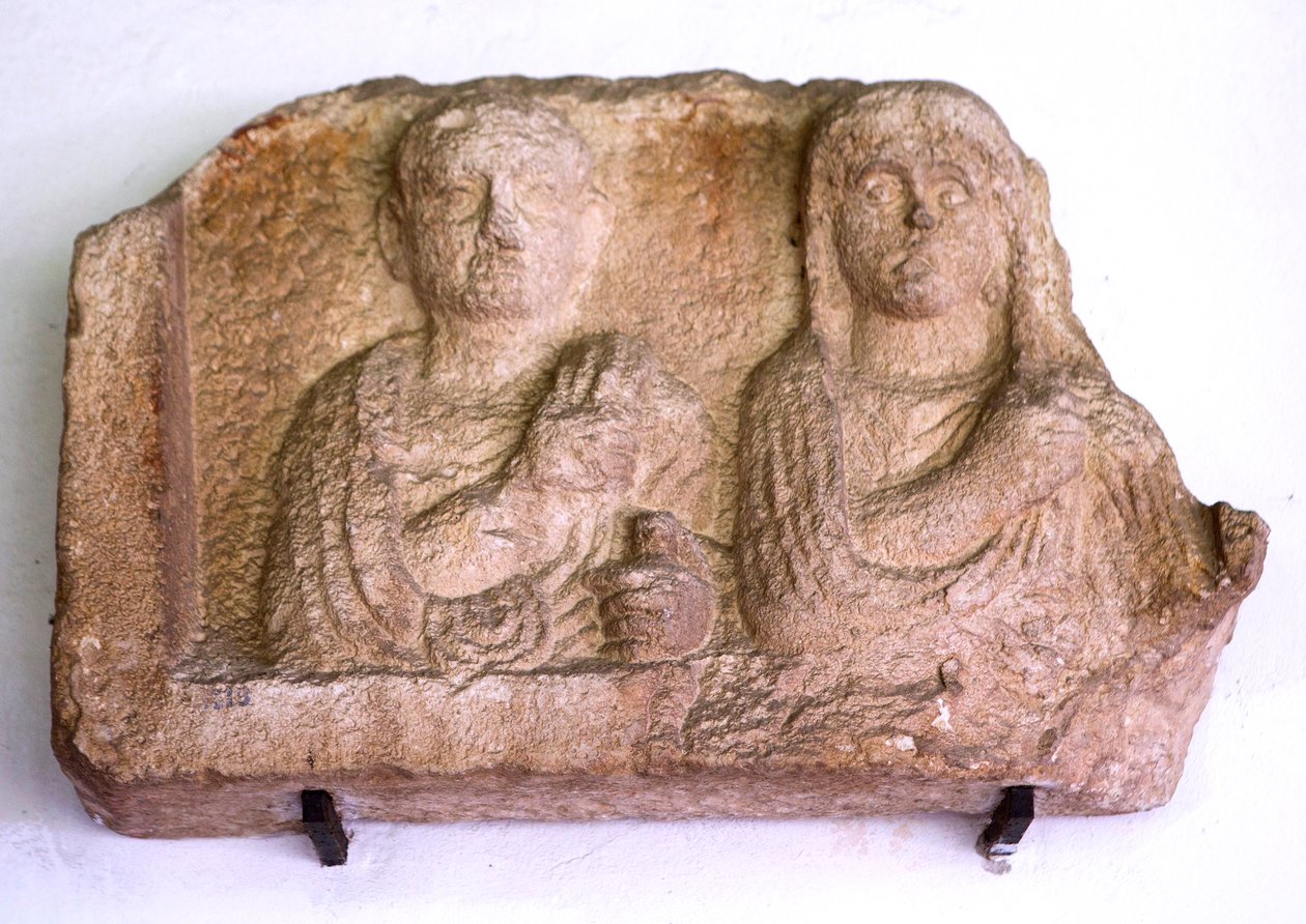 Stele, 2 portaits Optata Fada and Lucio Valio Rufo, I cen 作者 不明