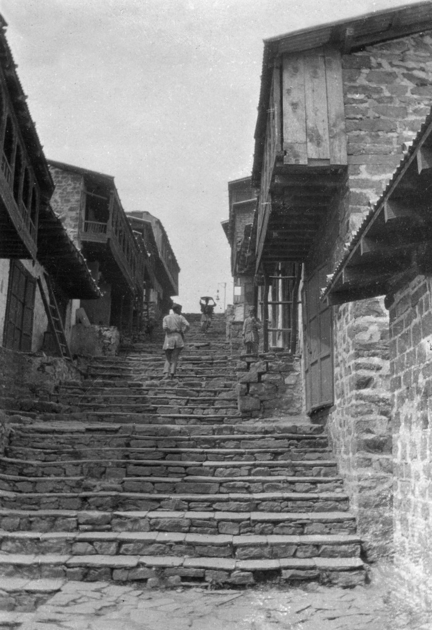 通往印度凯拉纳集市的步骤，1917年 作者 不明