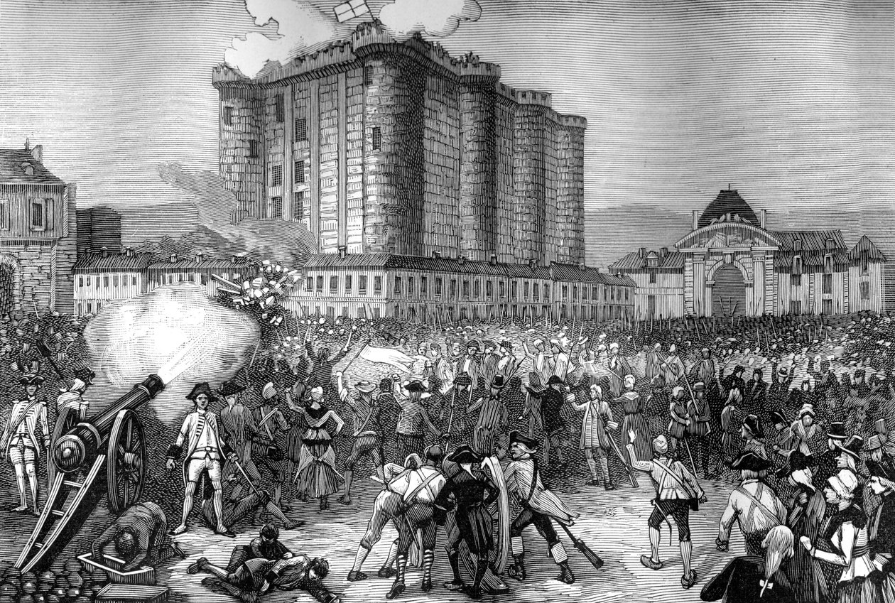 1789年7月14日，巴黎攻入巴士底狱（1882-1884） 作者 不明