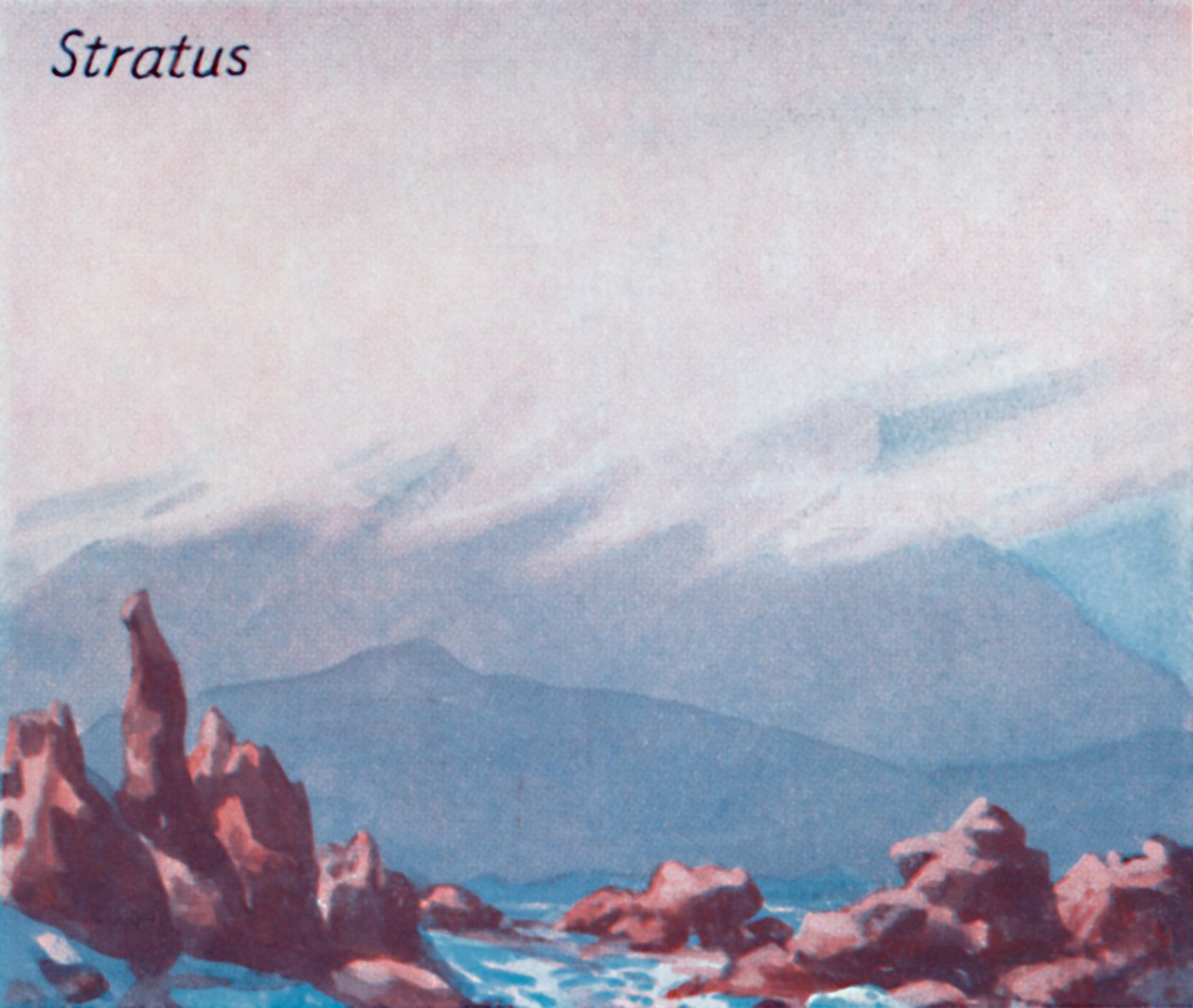 Stratus-数十种天空中的主要云形式，1935年 作者 不明