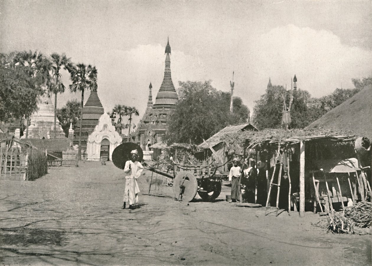 1900年，巴莫街景。 作者 不明