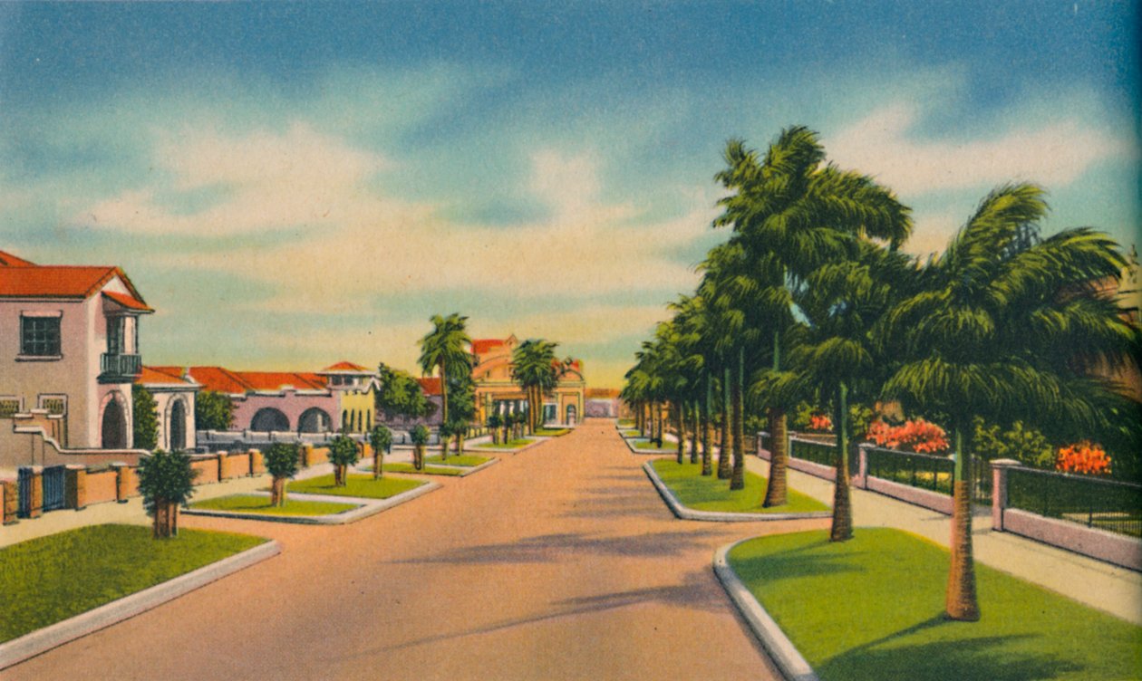 居住区街，巴兰基亚，c1940年代 作者 不明