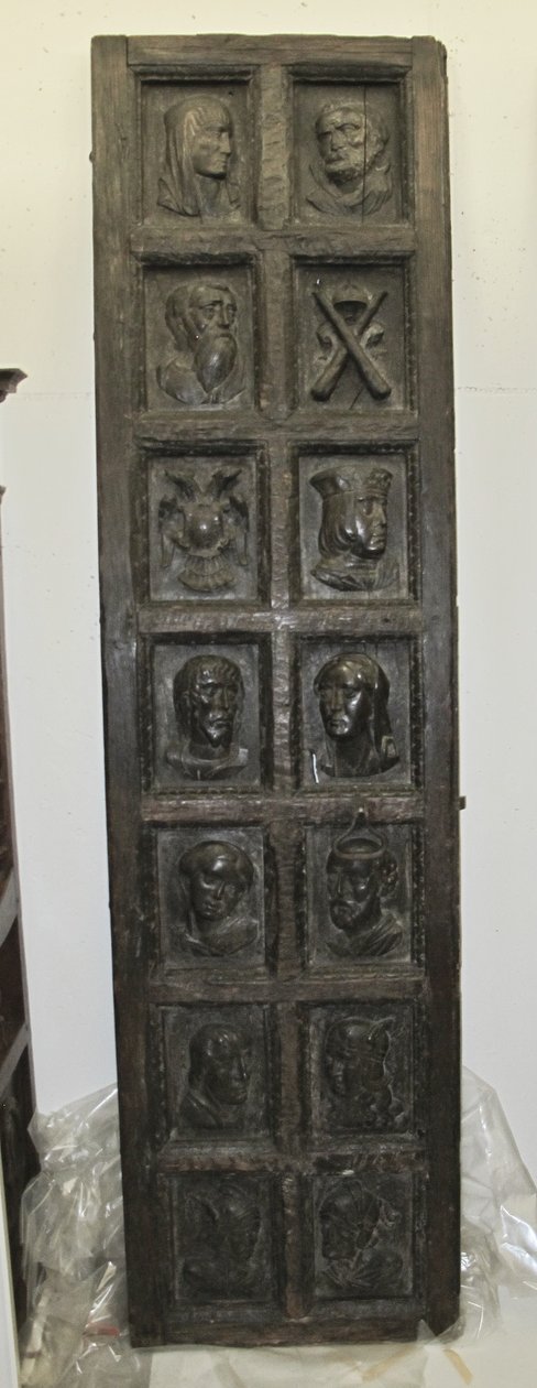 一对工作室门，1500s。 作者 不明