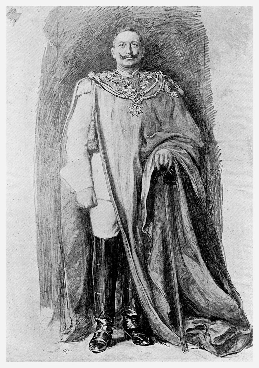 研究1901年德国威廉二世皇帝的珐琅肖像 作者 不明