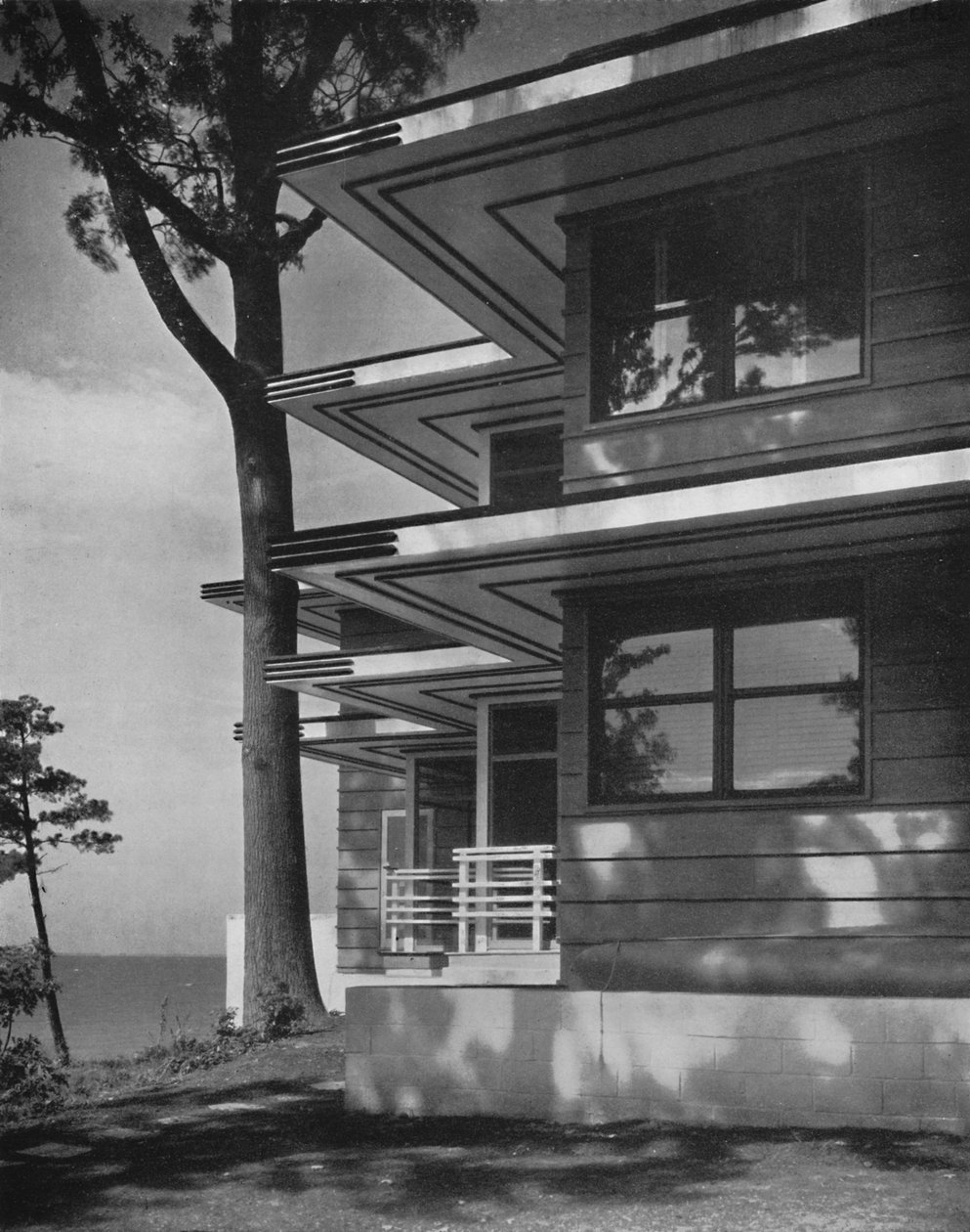 夏季小屋...位于马里兰州吉布森岛，1933年 作者 不明