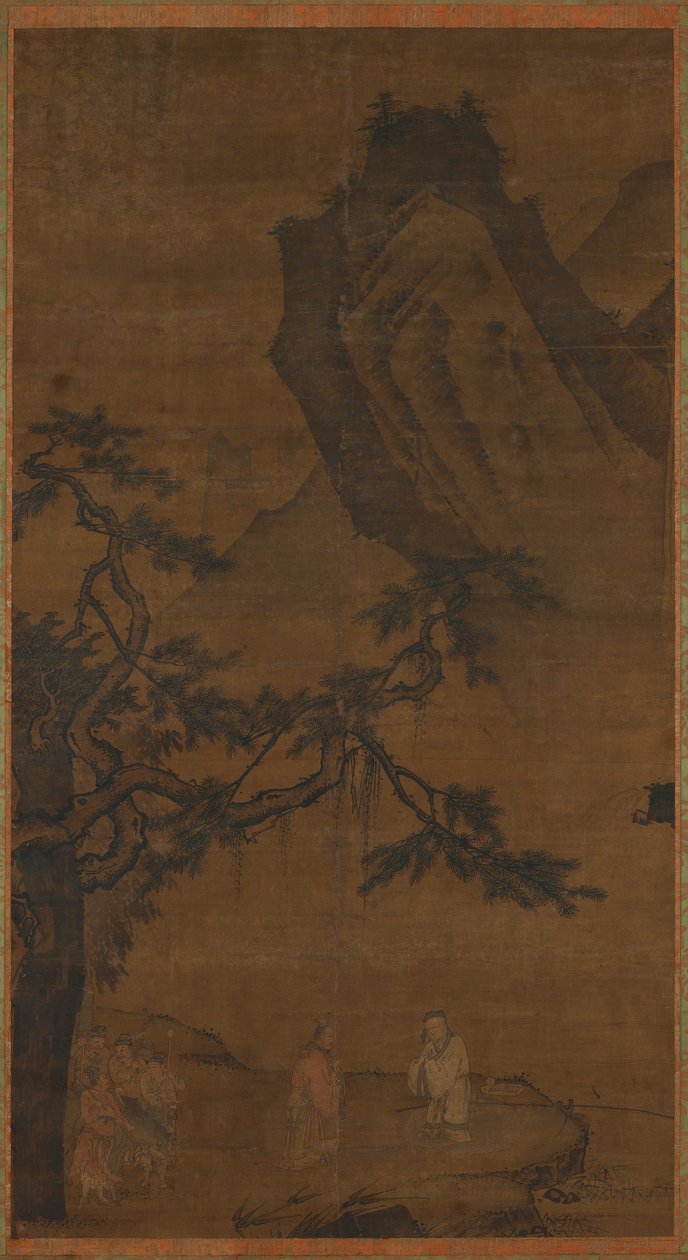 在渭河边召见圣人，16世纪。 作者 不明