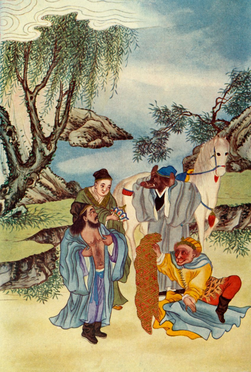 太阳为他的主人偷衣服》，1922年。 作者 不明