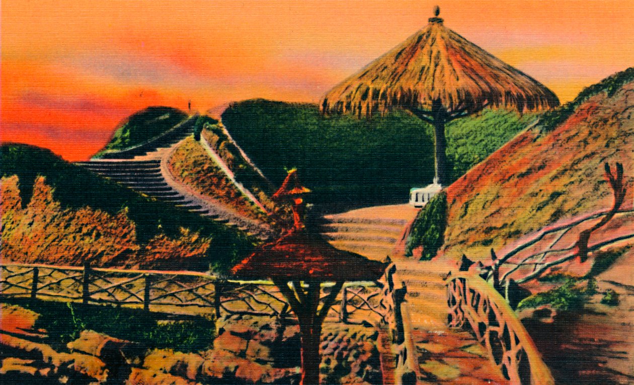 日落悬崖。加利福尼亚圣地亚哥，c1941 作者 不明