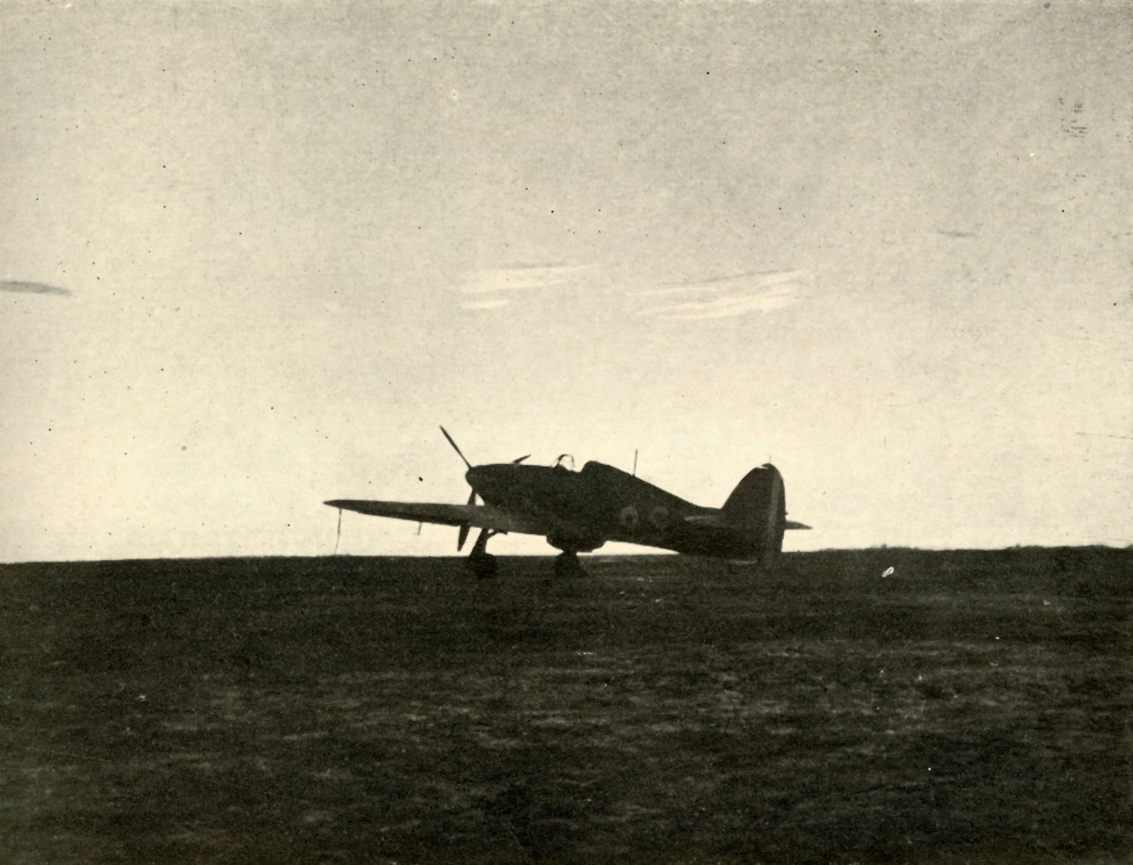 1939年至1940年，1941年在Vassincourt的日落。 作者 不明