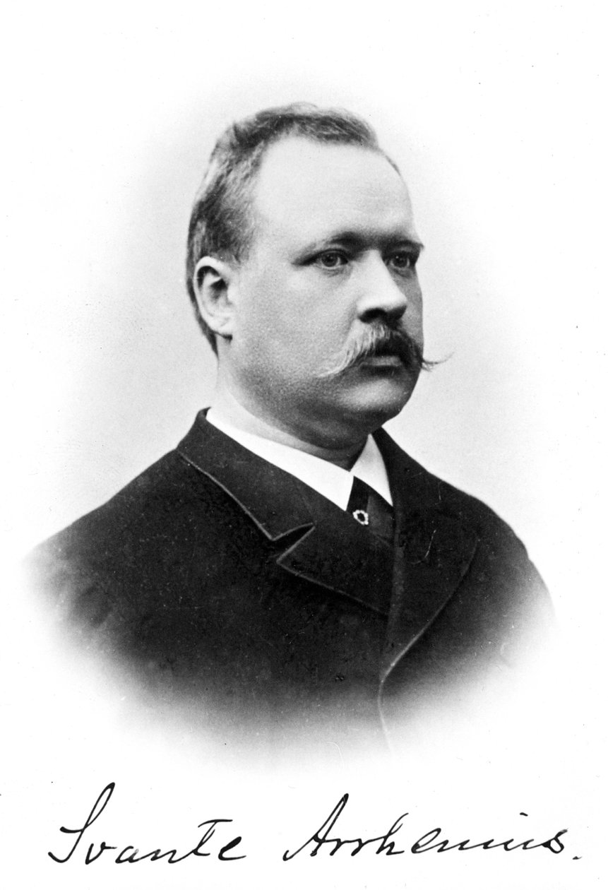 Svante Arrhenius 1859-1927，瑞典物理学家和化学家 作者 不明