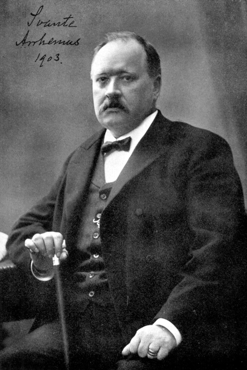 Svante Arrhenius 1859-1927, 瑞典物理学家和化学家, 1903年 作者 不明