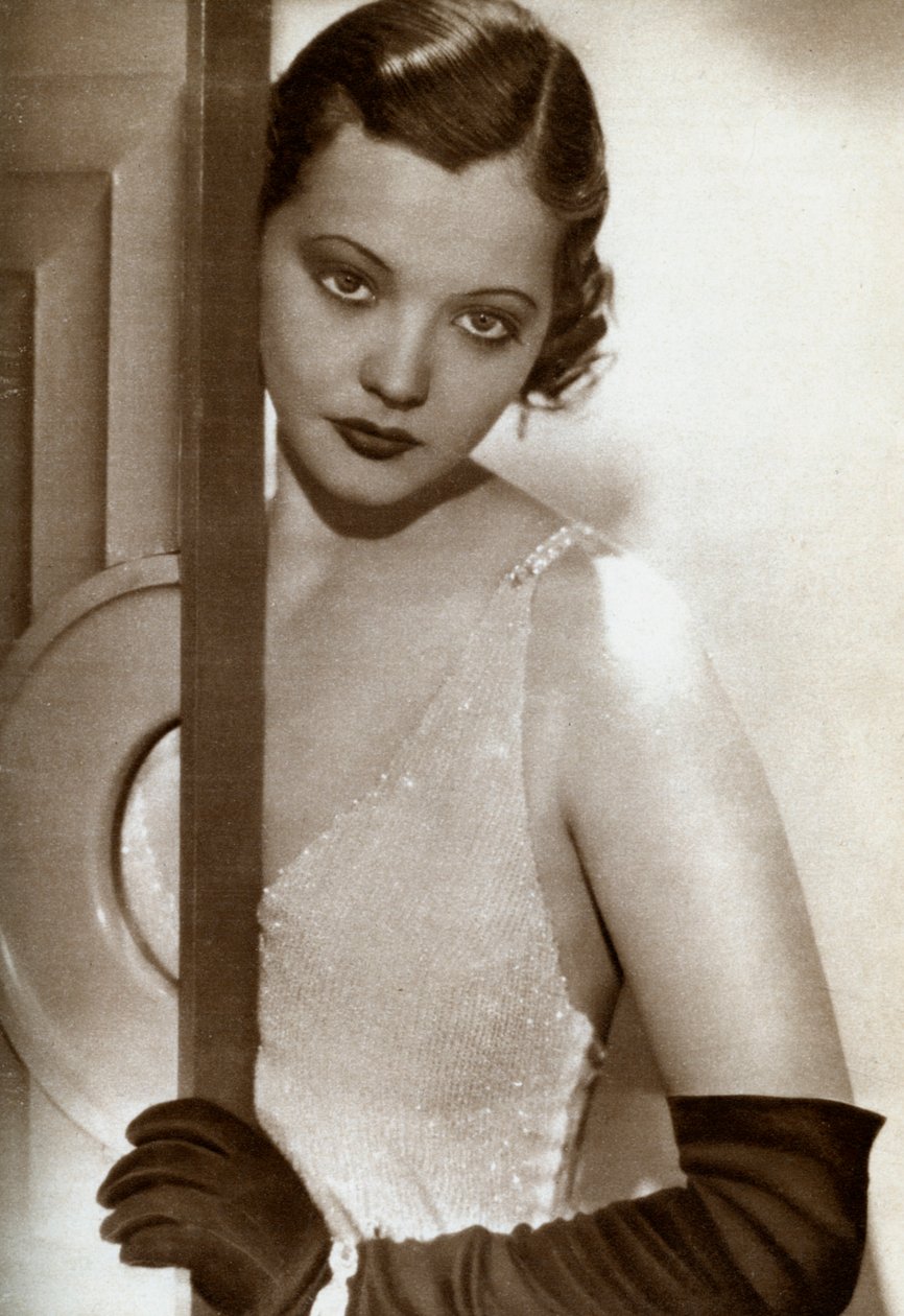 西尔维亚·西德尼（Sylvia Sidney），美国女演员，1933年 作者 不明