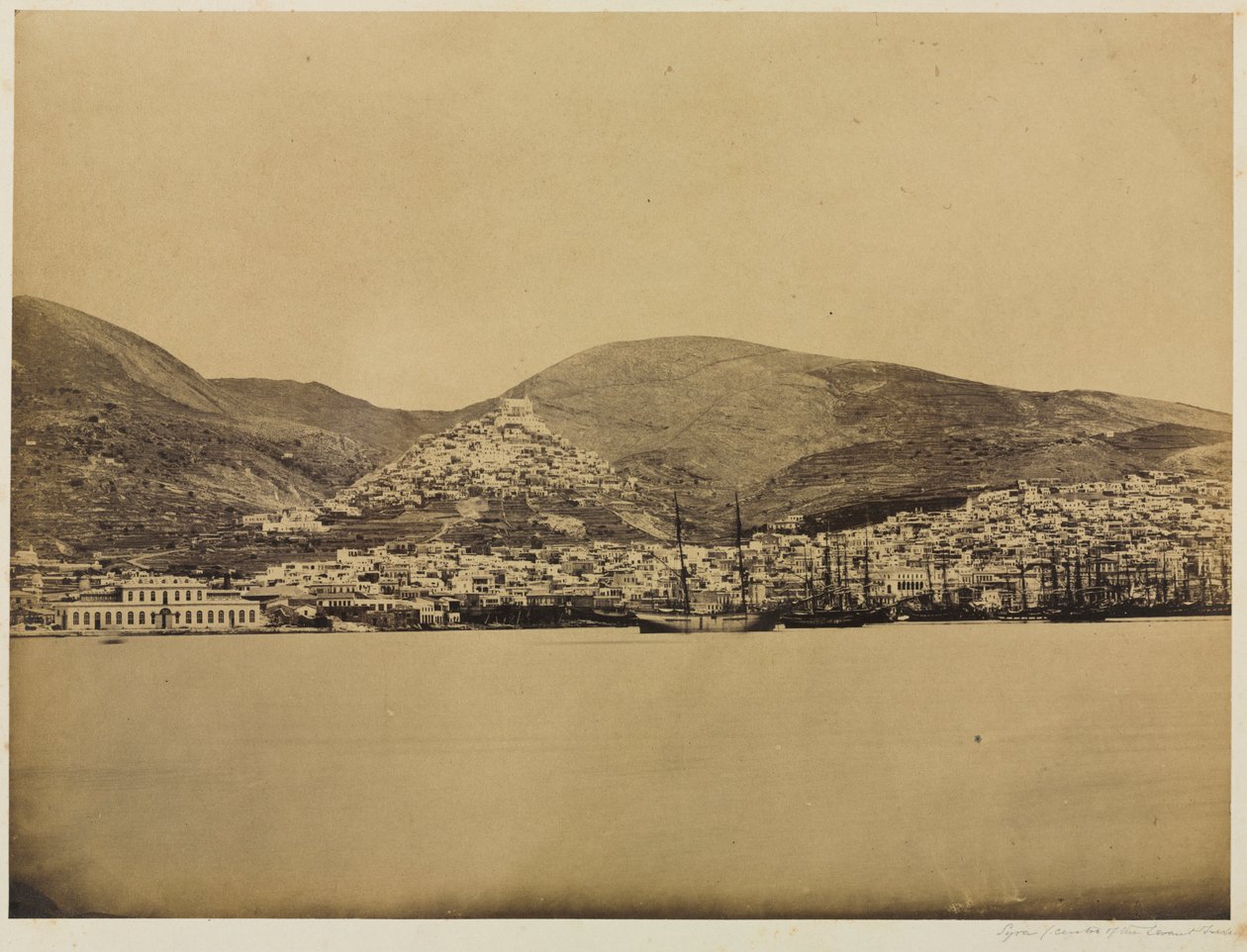 Syros，黎凡特贸易中心，c。 1850年代。 作者 不明