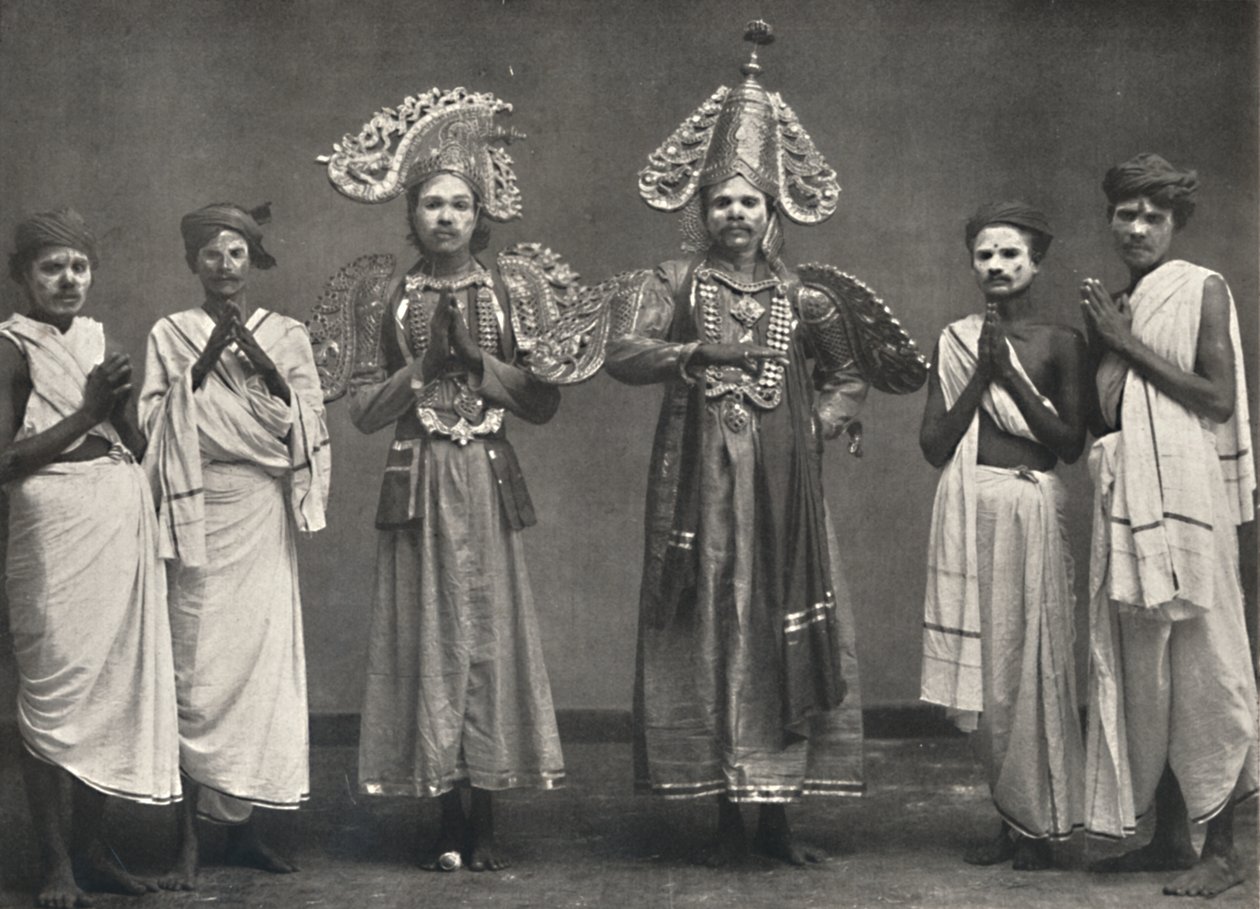 Shakuntalavilasa的场景，Shakuntala的游戏，1926年 作者 不明