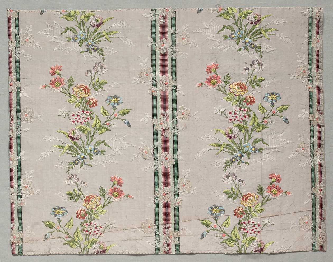 塔夫绸（Brocaded），c。 1790年。 作者 不明