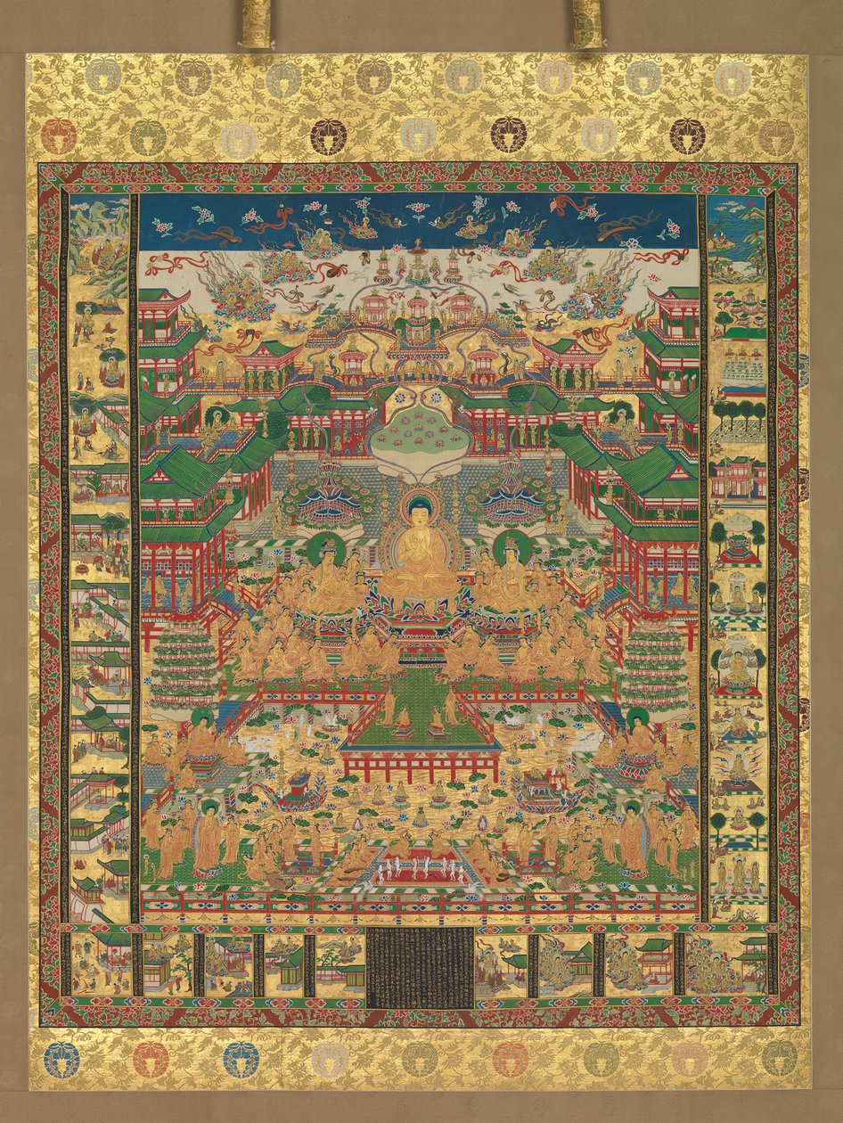 Taima Mandala，1750年。 作者 不明
