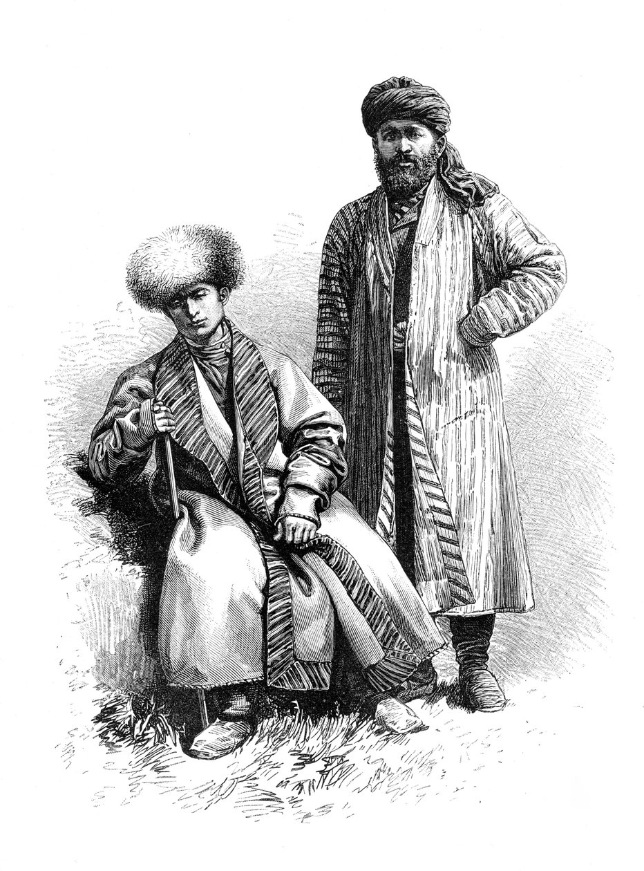 乌兹别克斯坦布哈拉塔吉克族，1895年 作者 不明