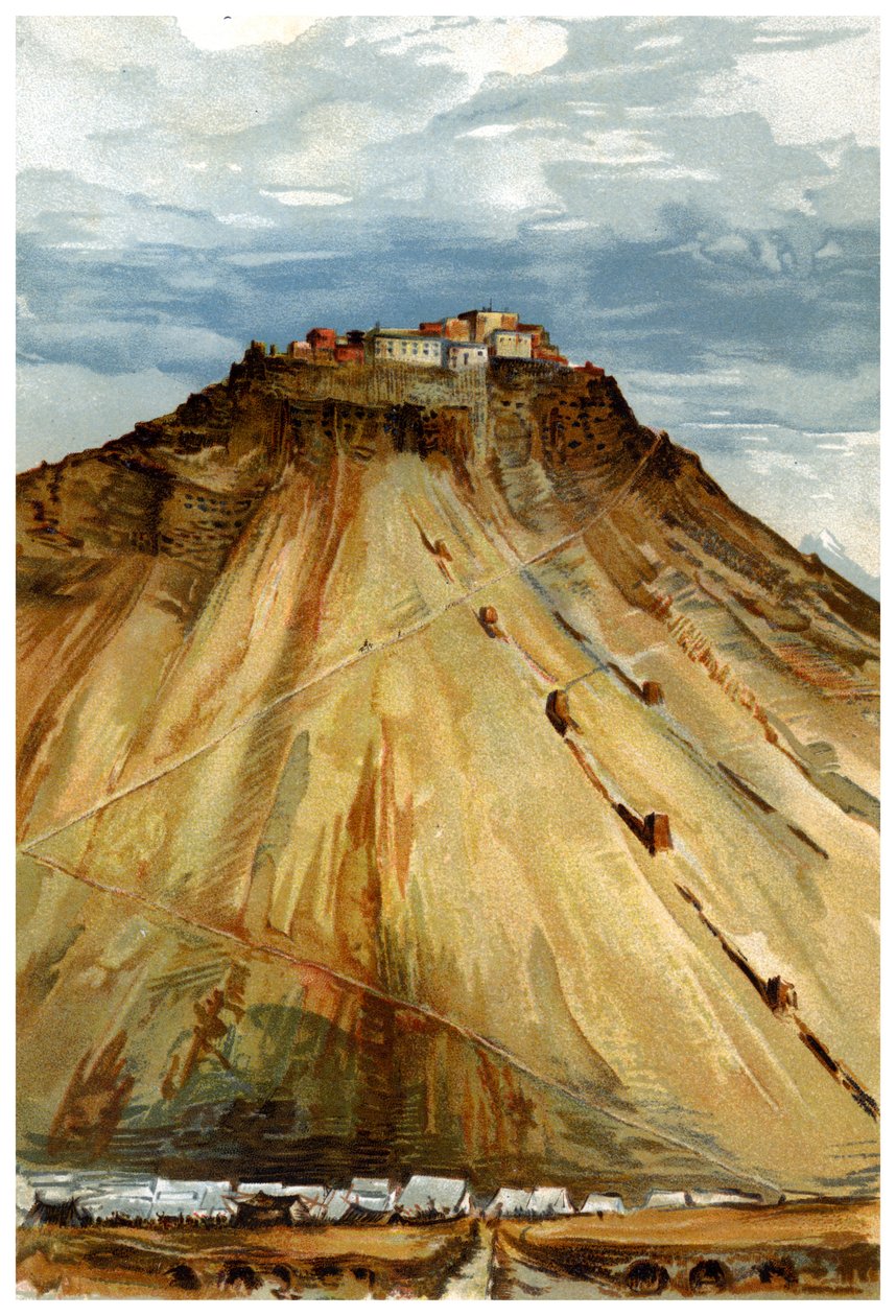 塔克拉科特堡，西藏，1898年 作者 不明