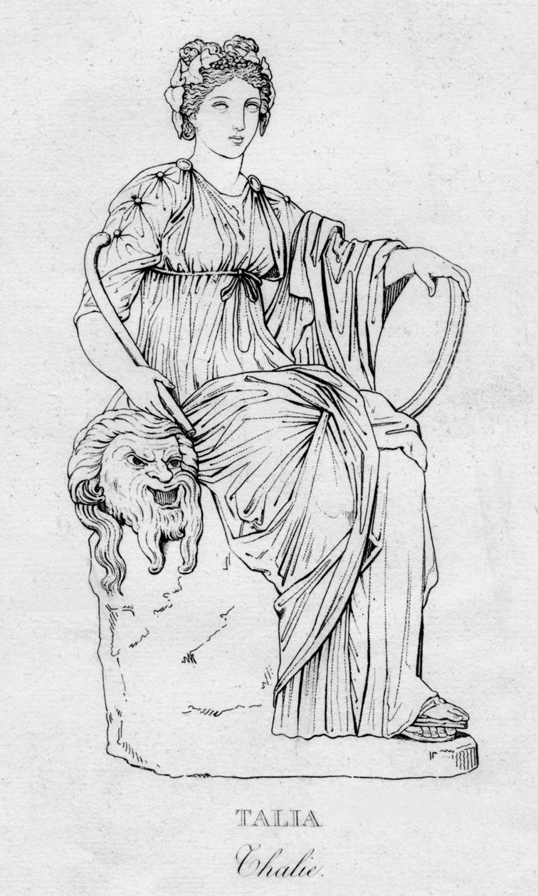 塔利亚·塔利亚（Talia Thalia），c1850 作者 不明