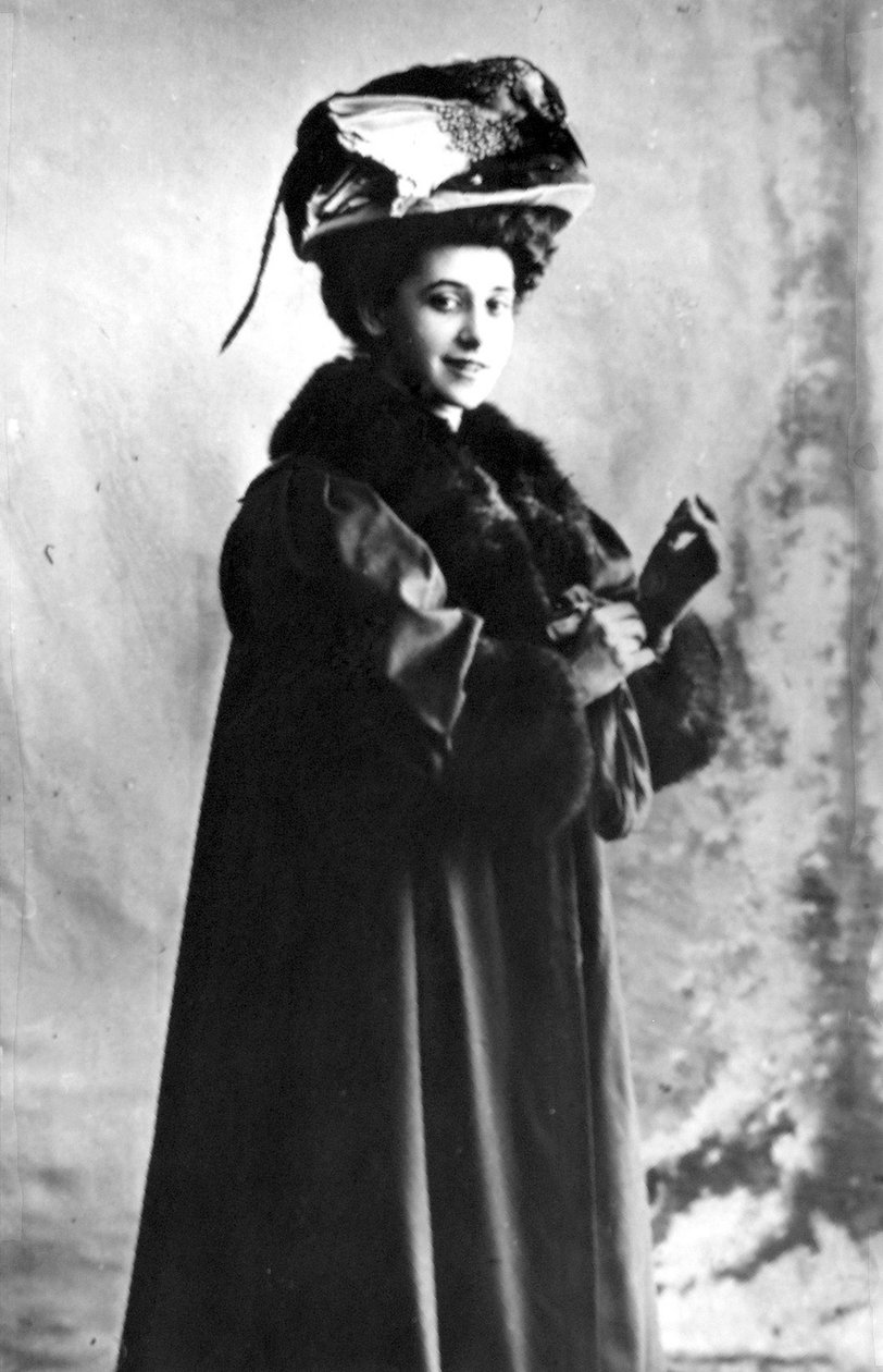塔拉·卡尔萨维娜（Tamara Karsavina），俄罗斯芭蕾舞演员，1900或1910年代。 作者 不明