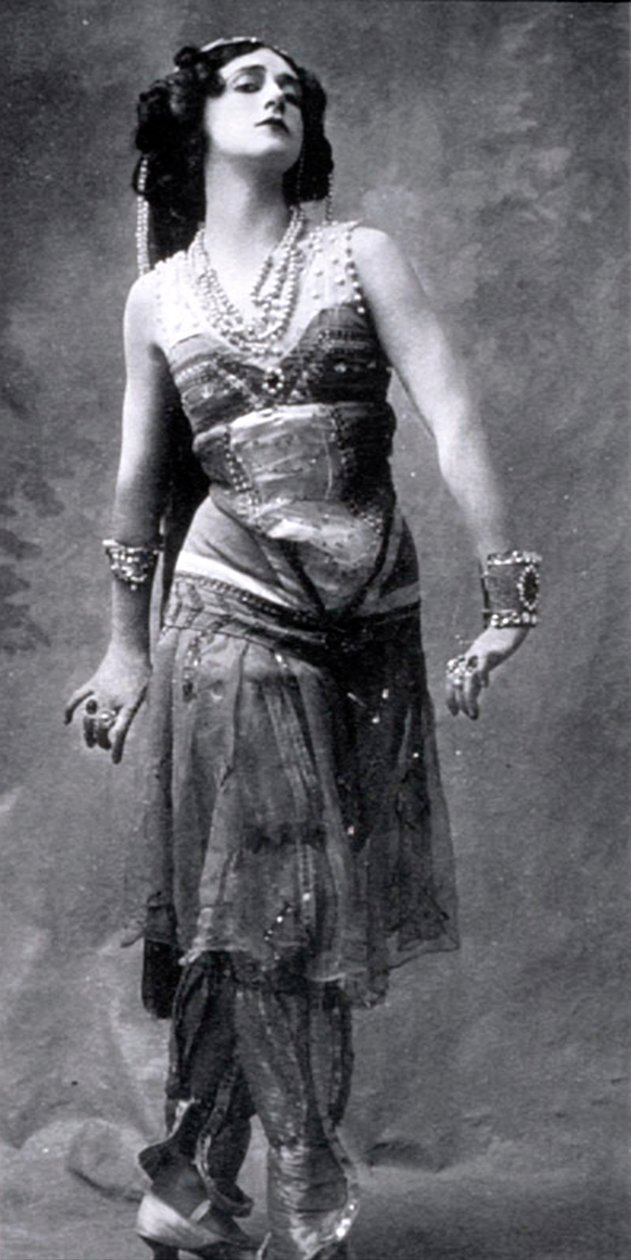 塔玛拉·卡尔萨维纳（Tamara Karsavina），俄罗斯芭蕾舞演员，1911年 作者 不明