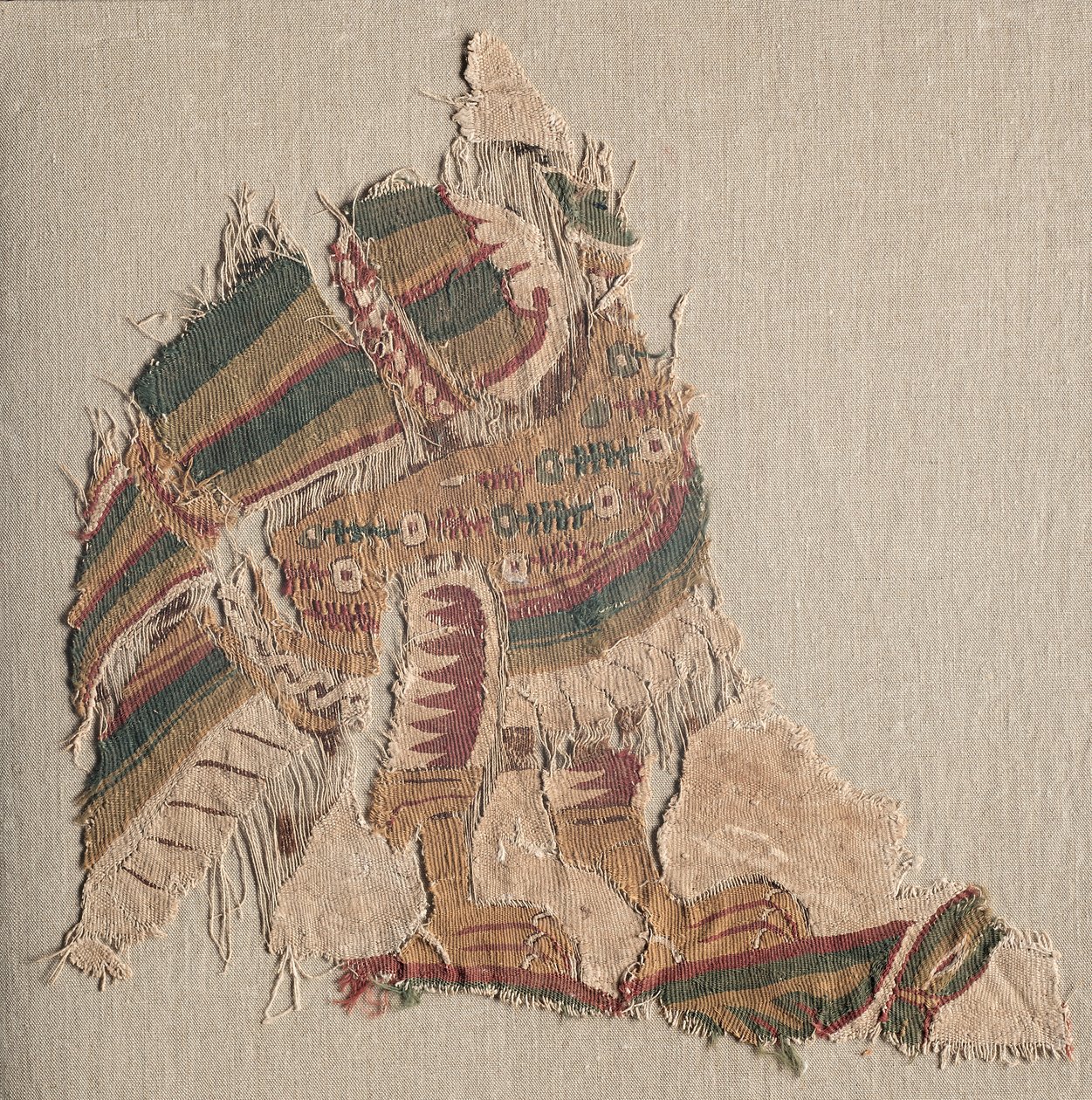 八头鸟挂毯，八百年代。 作者 不明