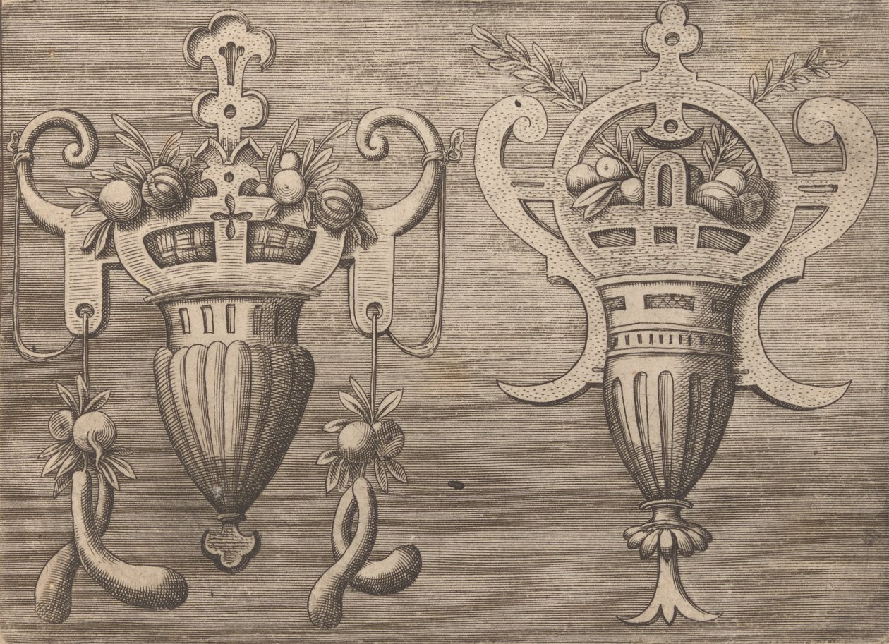 各种任性的发明的版画和其他装饰品 卡特罗什和其他装饰品，1773年。 作者 不明