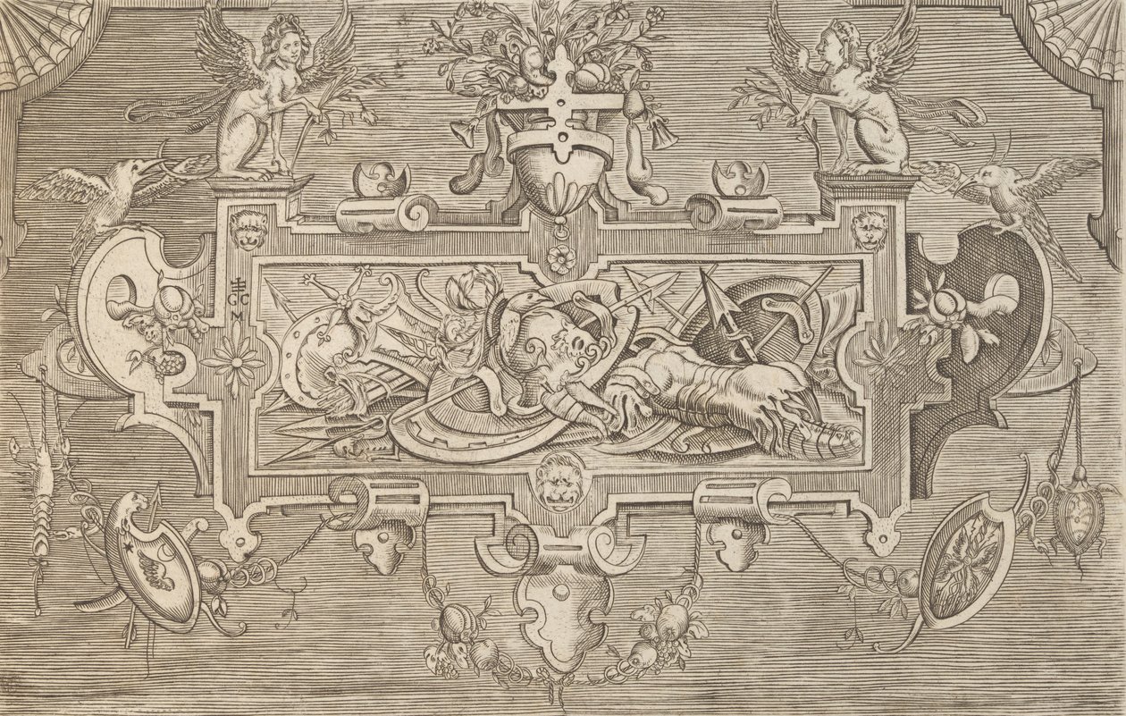 各种任性的发明的版画和其他装饰品 卡特罗什和其他装饰品，1773年。 作者 不明