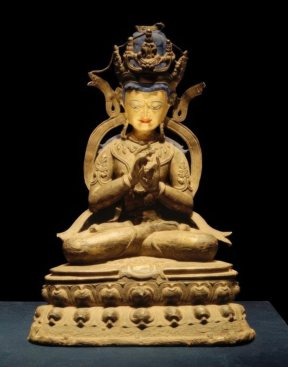 Tathagata Vairocana - Skulptur，1300年r 作者 不明