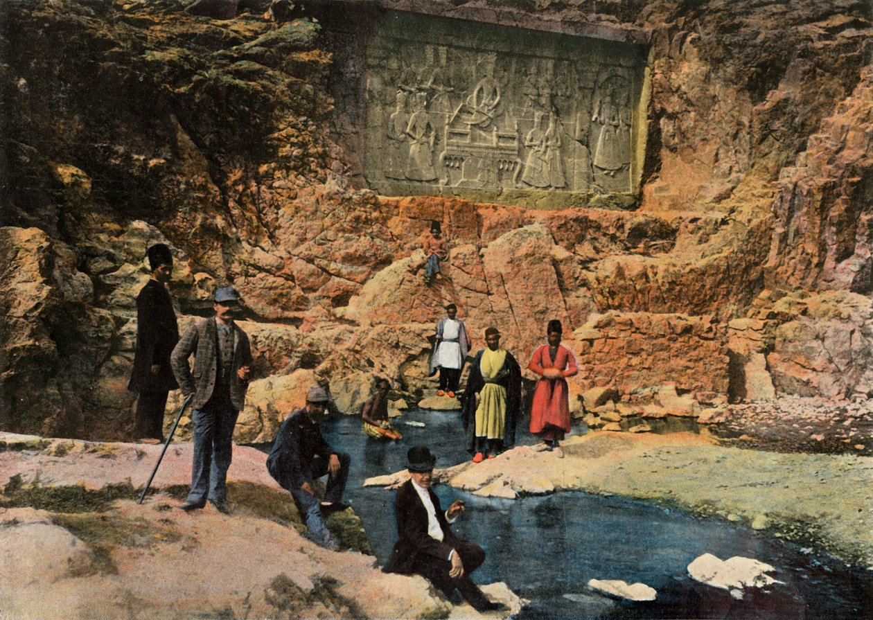 车灿·阿里莎阿·菲斯·阿里（Shah Fath Ali）及其子孙，阿斯·菲·阿斯·沙（Fath Ali Shah）的后代，1900年。 作者 不明