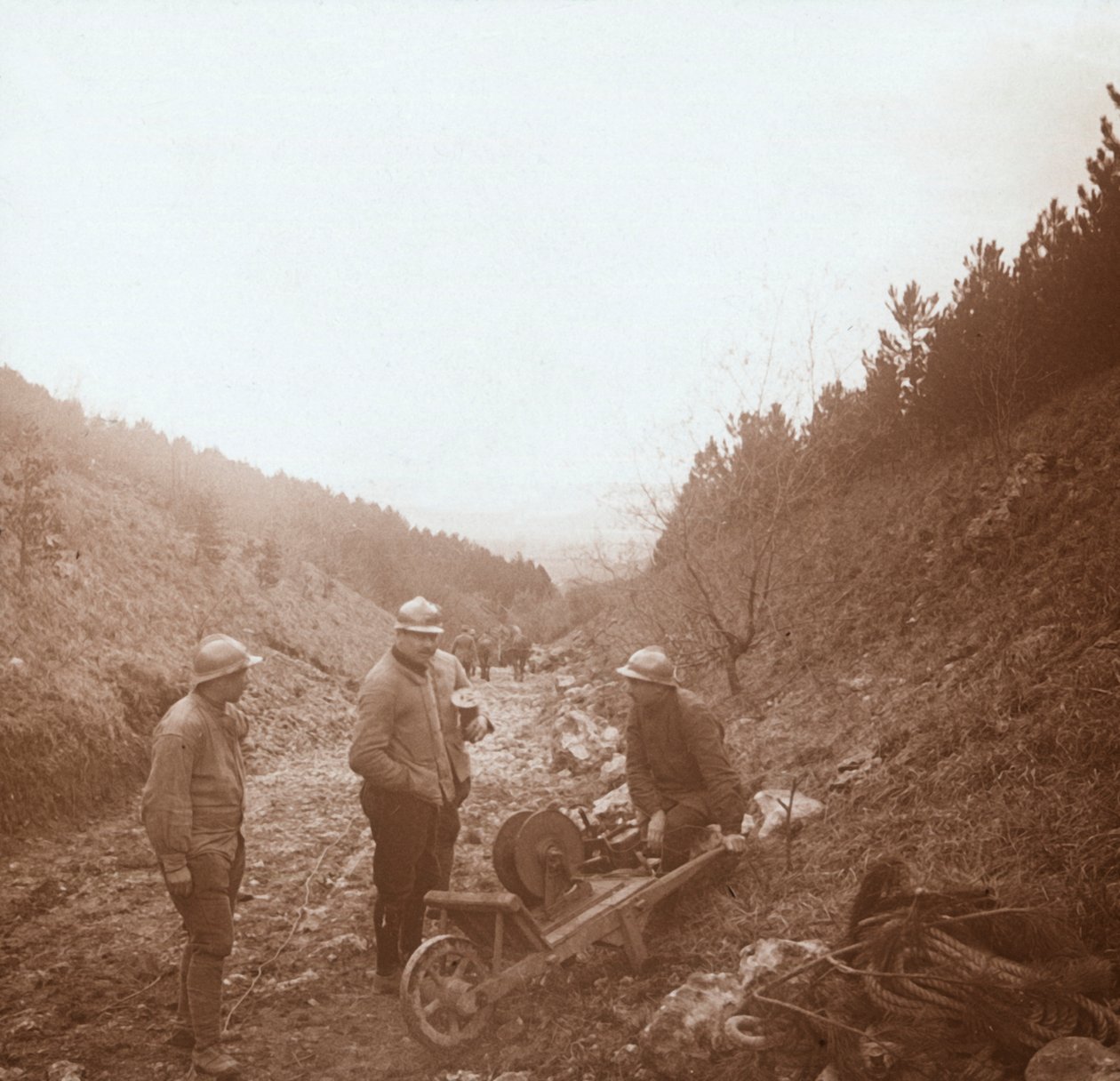 电报工作者，法国北部索姆，c1914-c1918 作者 不明