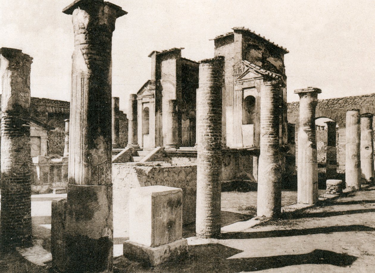 Tempio dIside，庞贝城，意大利，c1900年代 作者 不明