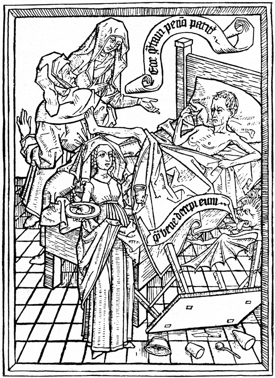 诱惑到不耐烦，c1465 1964年。 作者 不明