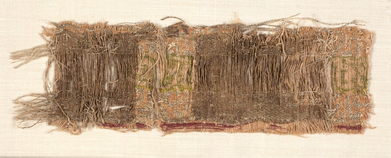 纺织品碎片，13世纪。 作者 不明